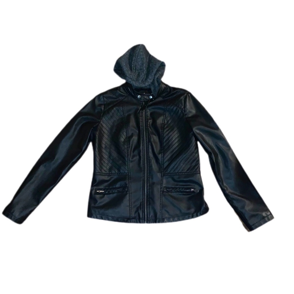 Fresh New York ladies small black jacket with hood